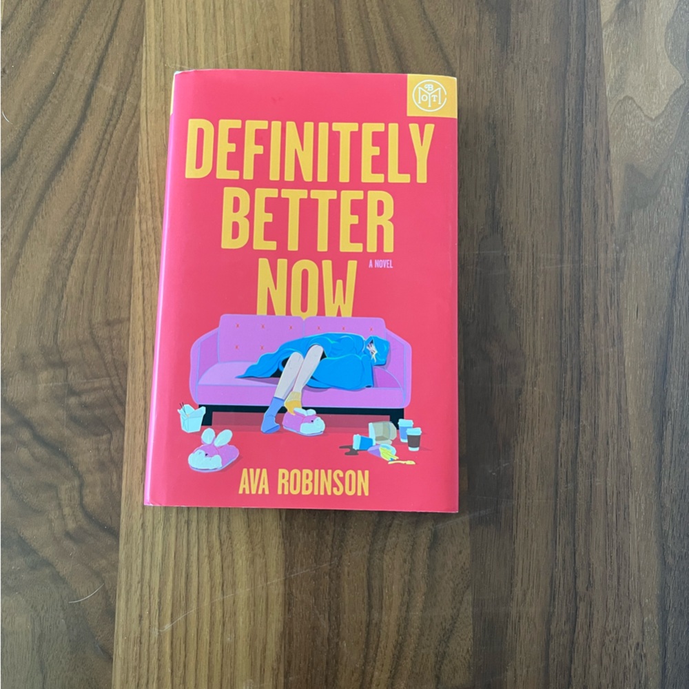 All books 3 for$20.  Book: Definitely Better Now by Ava Robinson.